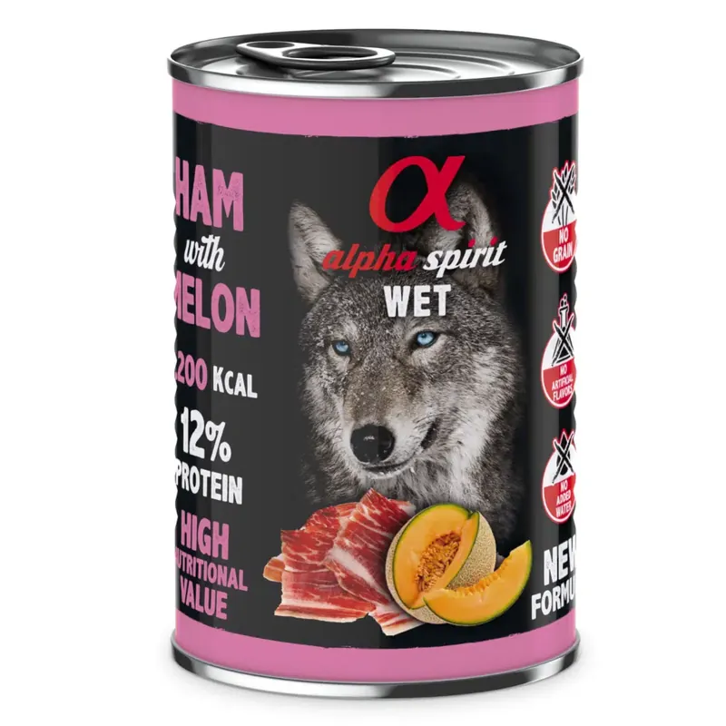 Kup teraz Alpha Spirit – Karma mokra Szynka Z Melonem 400g