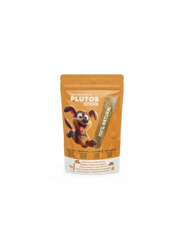 Wysoka jakość PLUTOS STICK SER & MASŁO ORZECHOWE 160g – gryzak dla psa