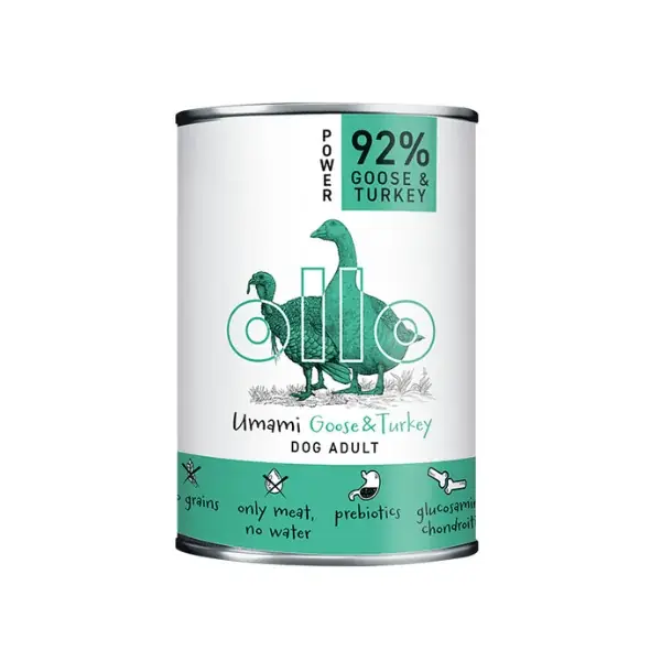 Cena promocyjna Ollo Umami Gęś i Indyk 850 g – mokra karma dla psa