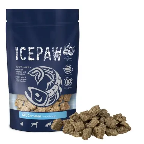 Dostępne od ręki ICEPAW Garnelen – przysmaki z filetów ryb i krewetek
