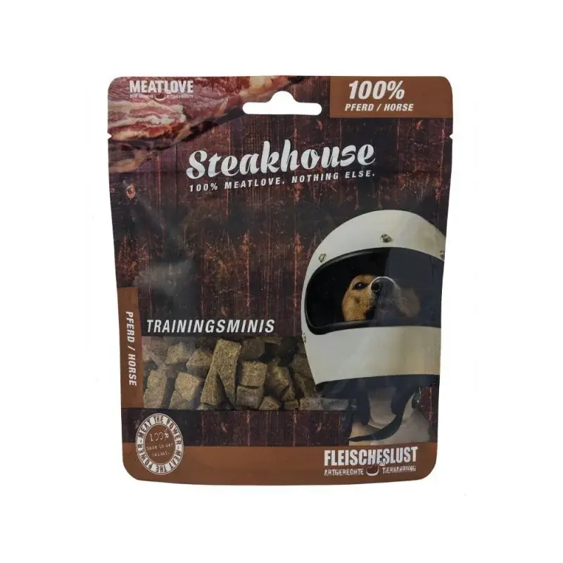 Dostępne od ręki MEATLOVE MINIS HORSE – smakołyk treningowy dla psa 100% koniny