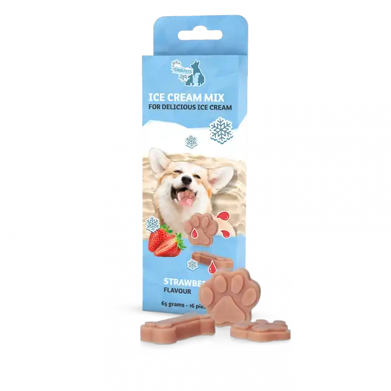 Wysoka jakość CoolPets Dog Ice mieszanka do robienia lodów truskawkowych