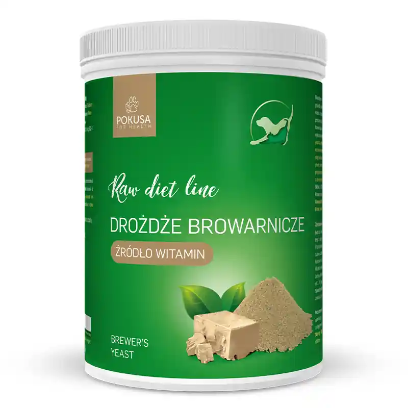 POKUSA RAWDIETLINE drożdże browarnicze (brewer’s yeast) 1000 g Ostatnie sztuki