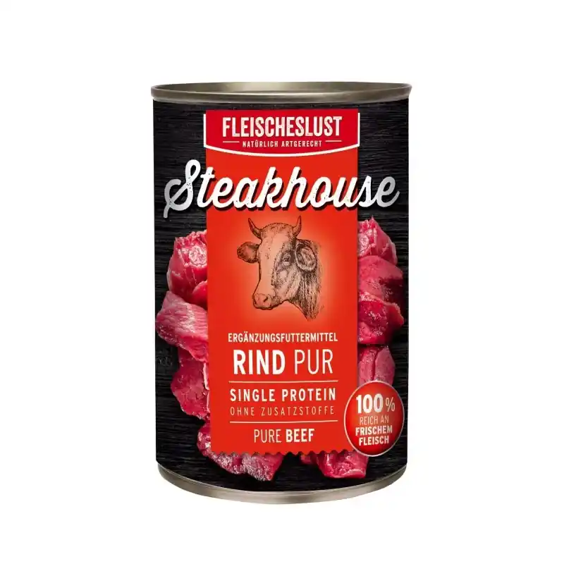 MEATLOVE STEAKHOUSE PURE BEEF – karma uzupełniająca dla psa i kota 800 g Tylko dziś