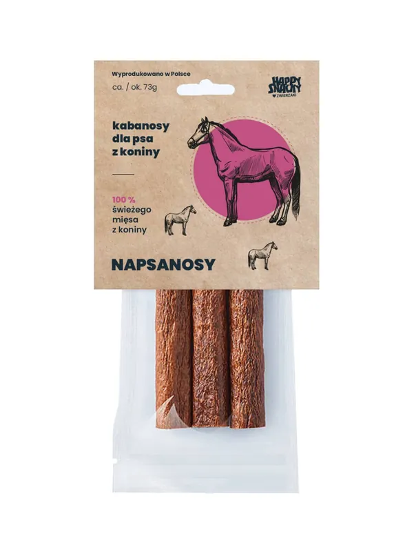 TRZYPSY NAPSANOSY z koniny 3 szt. Wybór klientów
