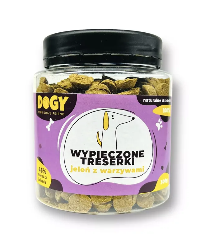 DOGY – Wypieczone Treserki z Jelenia 300g Ostatnie sztuki