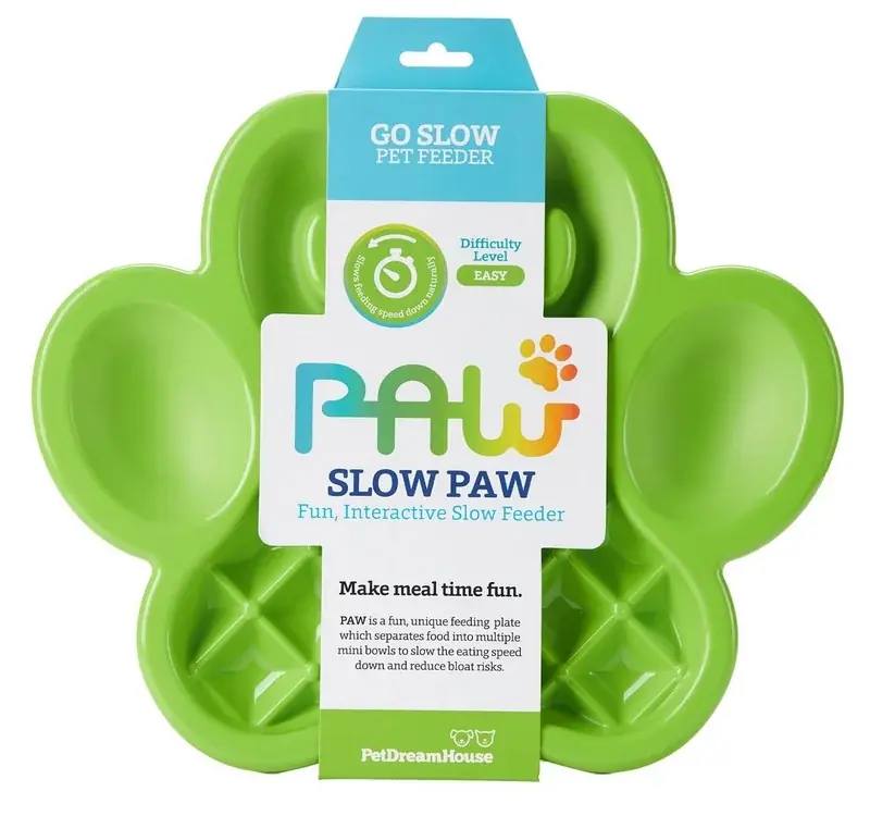 Pet Dream House Paw Slow Feeder Green Easy – miska spowalniająca jedzenie Premium