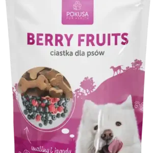 Pokusa Przysmak Berry Fruits owoce i zioła dla psa op. 70g Cena promocyjna