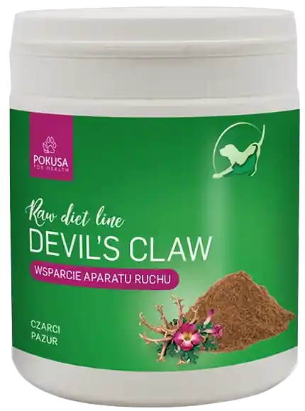 Pokusa RawDietLine Czarci Pazur Devil‘s Claw dla psa i kota op. 100g Kup teraz