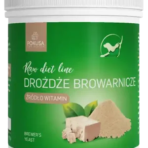 Pokusa RawDietLine Drożdże Browarnicze dla psa i kota op. 250g Taniej