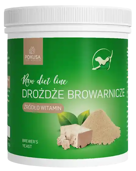 Pokusa RawDietLine Drożdże Browarnicze dla psa i kota op. 250g Taniej