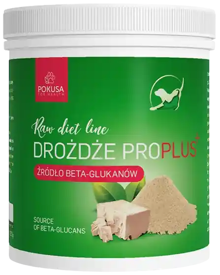 Zniżka Pokusa RawDietLine Drożdże ProPlus dla psa i kota op. 1kg