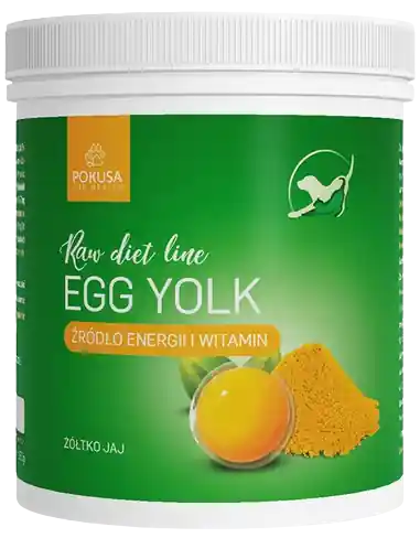 Pokusa RawDietLine Egg Yolk (Żółtka Jaj) dla psa i kota op. 150g Wyprzedaż