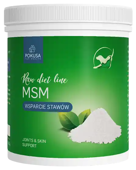 Pokusa RawDietLine MSM dla psa i kota op. 300g Tylko do końca tygodnia
