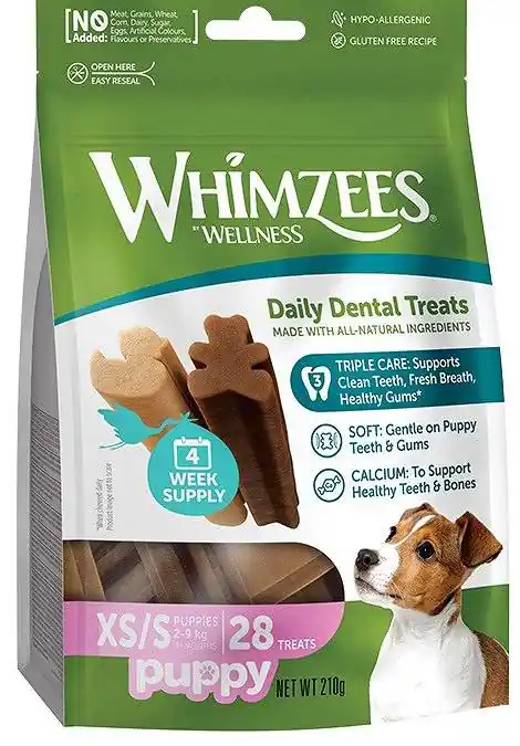 Whimzees Przysmak ToothBrush Puppy dentystyczny dla szczeniaka rozm. XS/S op. 28szt. Taniej