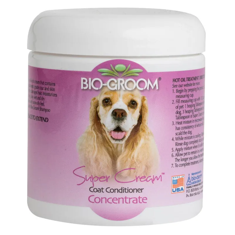 Oferta limitowana Bio-Groom Super Cream 226 g - odżywka regenerująca, kuracja olejowa dla włosów