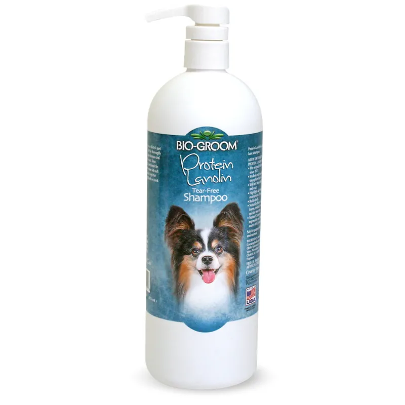 Sprawdź teraz Bio-Groom Protein Lanolin Shampoo 946 ml - szampon odżywczy z proteinami i lanoliną