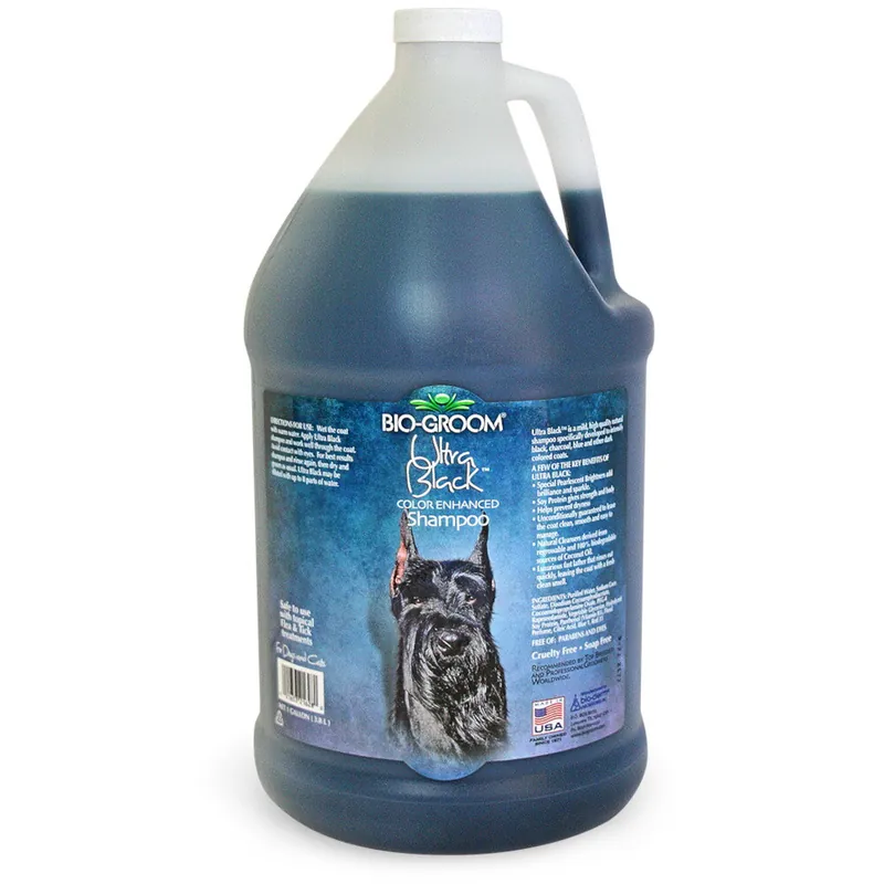 Nowość Bio-Groom Ultra Black Shampoo 3,8 l - szampon do ciemnej i czarnej sierści