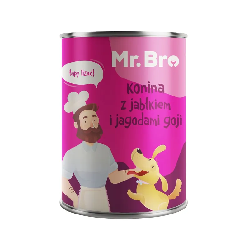 Mr. Bro Konina z Jabłkiem i Jagodami Goji 400g Zamów dziś