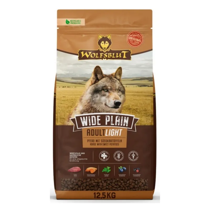 Promocja Wolfsblut Dog Wide Plain Adult Light – Konina & Bataty