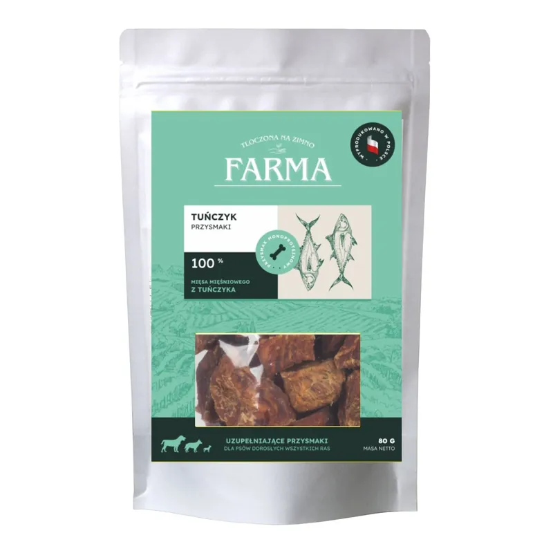 Cena promocyjna Farma Polędwica z Tuńczyka 80g