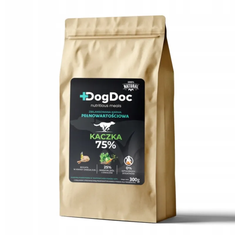 Tylko dziś DogDoc Karma Dla Psa Kaczka Z Warzywami