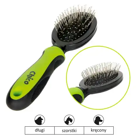 Popularny Chico Szczotka plastik 1-stronna drut 5,5cm - akcesoria do piel臋gnacji sier艣ci dla ps贸w i kot贸w