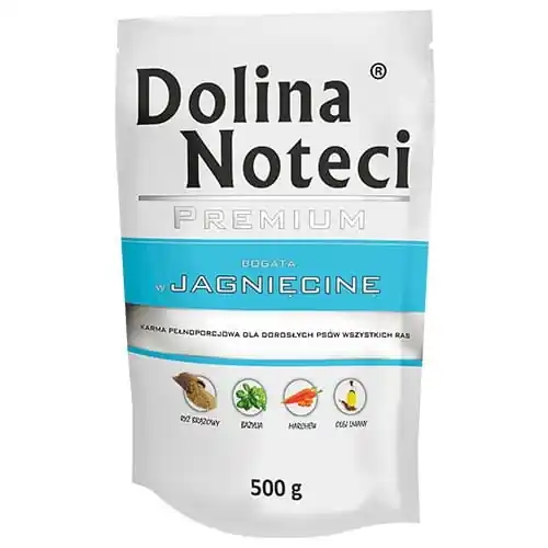 Dolina Noteci Jagni臋cina 500g - mokra karma dla ps贸w Niska cena