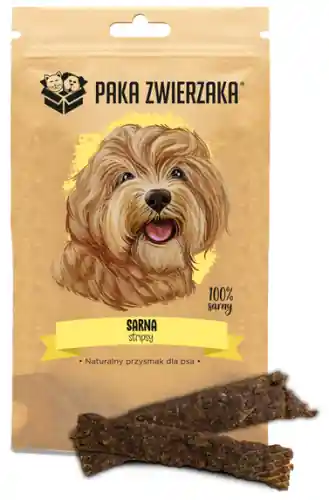Paka Zwierzaka Stripsy z Sarna 70g - przysmak dla ps贸w Wybór klientów