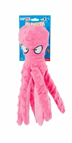 Happet Pluszowa szeleszcz膮ca O艣miornica ZABAWKA Maskotka DLA PSA 30cm R脫呕OWA Bezpieczne zakupy
