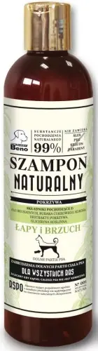 Super okazja Super Beno Szampon Naturalny dla ps贸w do mycia 艂ap i brzucha 300ml