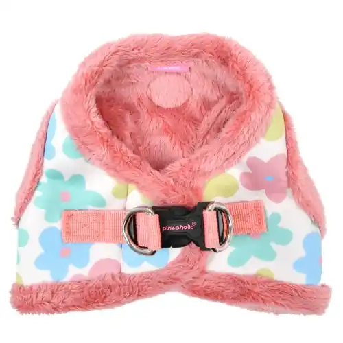 Ekspresowa dostawa Ocieplane szelki-kamizelka dla psa Pinkaholic New York Heather Vest Harness indian pink