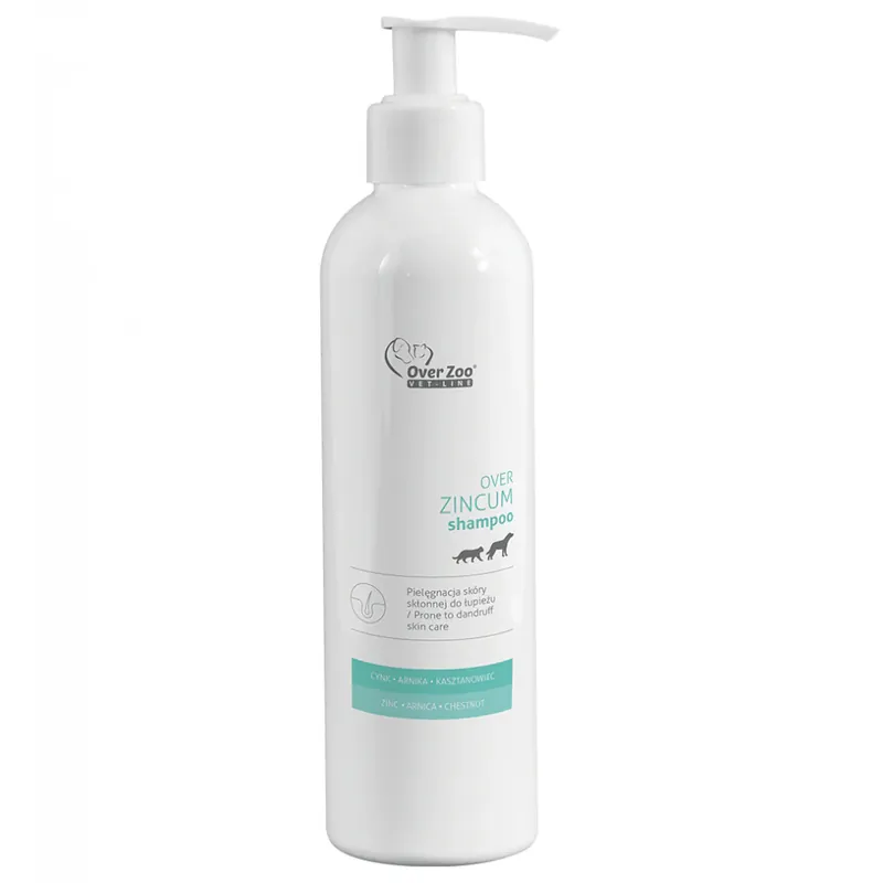 Cena promocyjna Over Zoo Zincum Shampoo Szampon Cynkowy dla psów ze skłonnością do łupieżu 250 ml