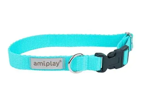 Dodaj do koszyka Amiplay Obroża regulowana Samba L Turkusowy