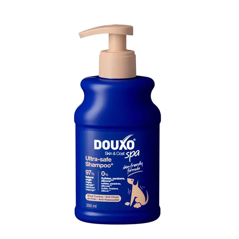 DOUXO Skin & Coat SPA Shed Control 250ml ultrabezpieczny szampon przeciw nadmiernemu linieniu dla psów Ekspresowa dostawa