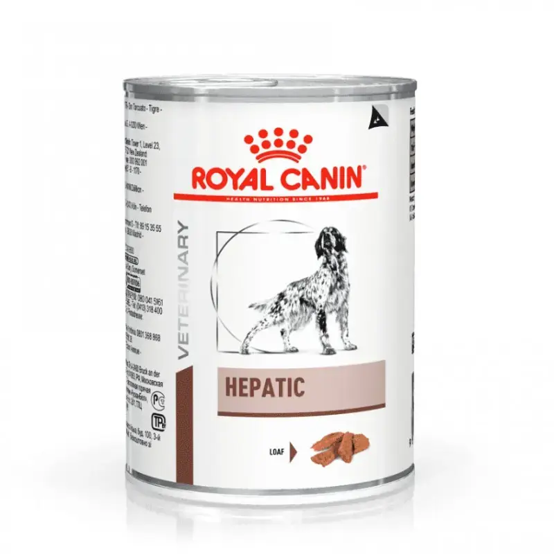 Bezpieczna płatność Royal Canin Dog Hepatic mokra karma dla psów wspomagająca wątrobę