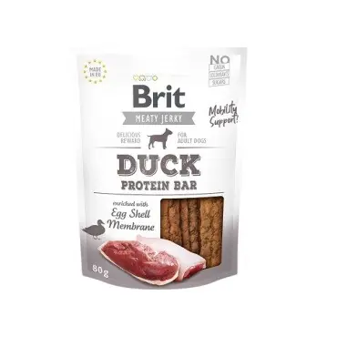 Premium BRIT JERKY SNACK DUCK PROTEIN BAR PRZYSMAKI DLA PSA