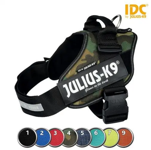 Trixie Szelki Julius-K9 IDC 0/L-XL 71-96cm/50m Wyprzedaż