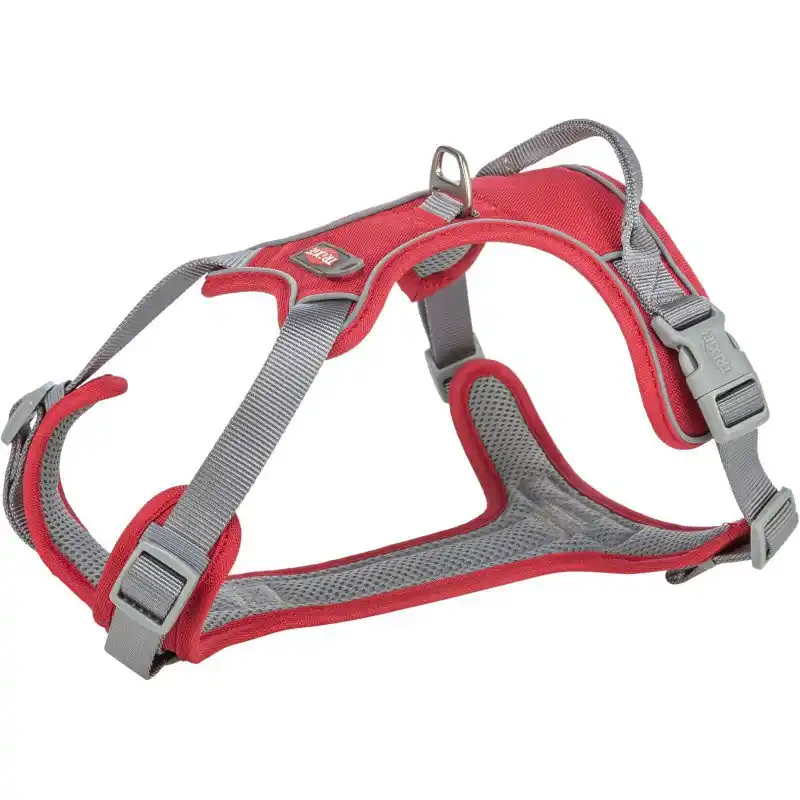 Nie przegap Trixie Premium Active szelki dla psa czerwone M 49–69cm 20mm