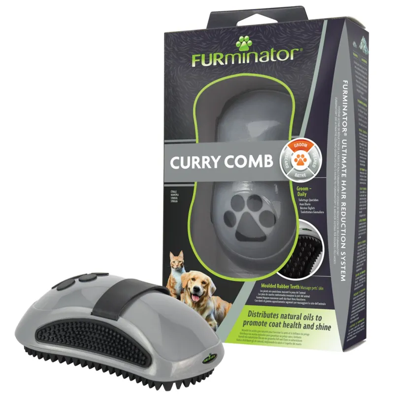 FURminator Curry Comb zgrzebło gumowe Tani