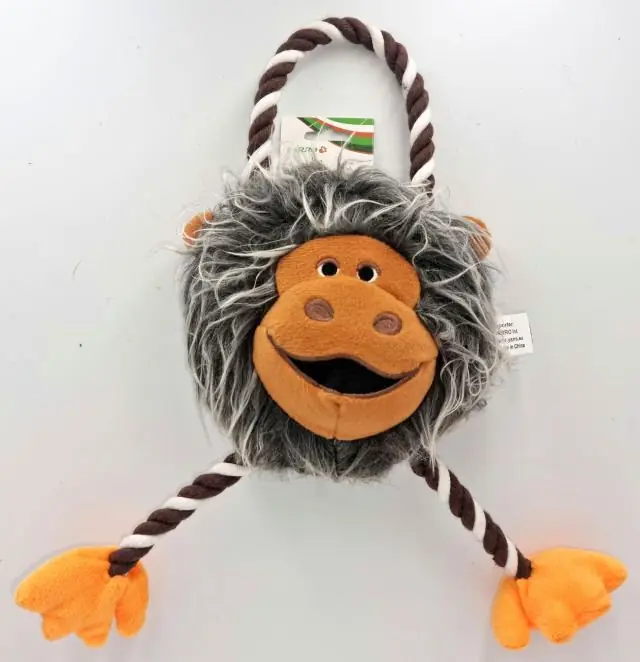 Cena promocyjna Yarro Pluszowa małpka ze sznurem bawełnianym dla psa 34cm