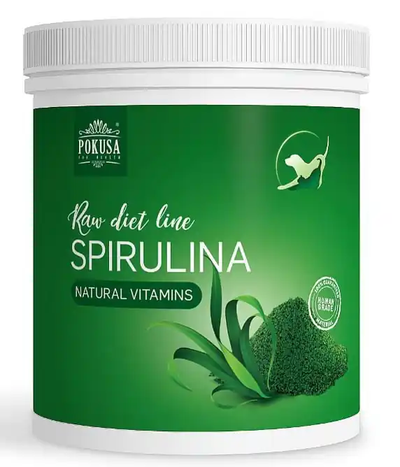 Pokusa RawDietLine Spirulina Naturalna multiwitamina, źródło magnezu, żelaza i witamin Łatwy zwrot