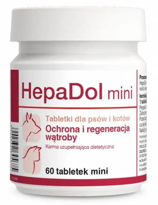 Dodaj do koszyka Dolvit HepaDol Mini 60 talbletek ochrona i regeneracja wątroby