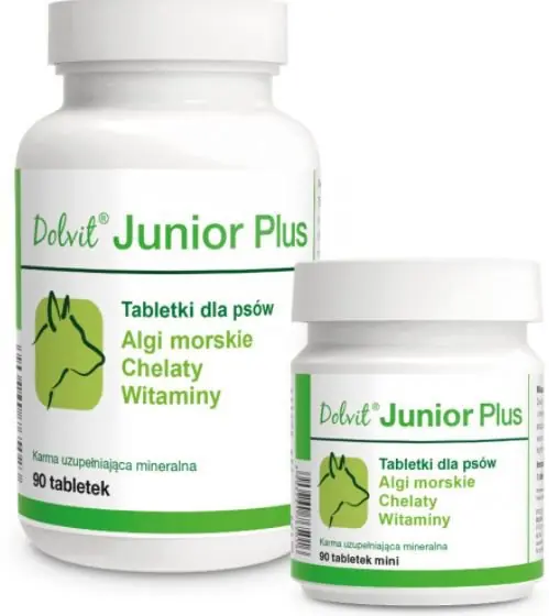 Dolvit Junior Plus Algi morskie, Minerały, Witaminy 90tabletek Taniej