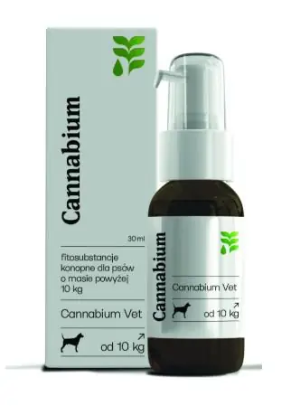 Darmowy zwrot Cannabium Vet Preparat Na Układ Endokanabinoidowy Dla Psów Powyżej 10 Kg 30 ml