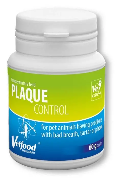 Vetfood Plaque Control - proszek 60g - przeciwdziała powstawaniu kamienia nazębnego u psów i kotów Oferta czasowa