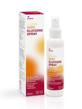 V-Skin Sebo Glucozinc spray z glukonolaktonem znanym ze swoich właściwości nawilżających i antyoksydacyjnych 125ml Hit sprzedaży